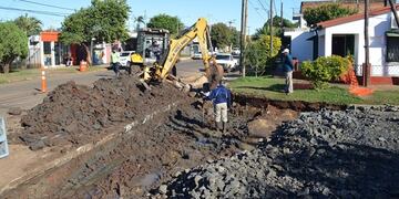 Se encuentran refaccionando la chacra 14 de la capital provincial.