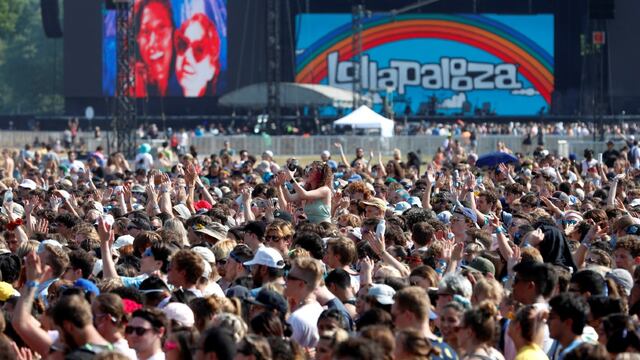 Esta foto del Lollapalooza parece de la vieja normalidad pero es de hace una semana (AP).