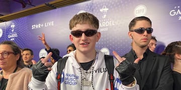 Dillom en los Premios Gardel 2022