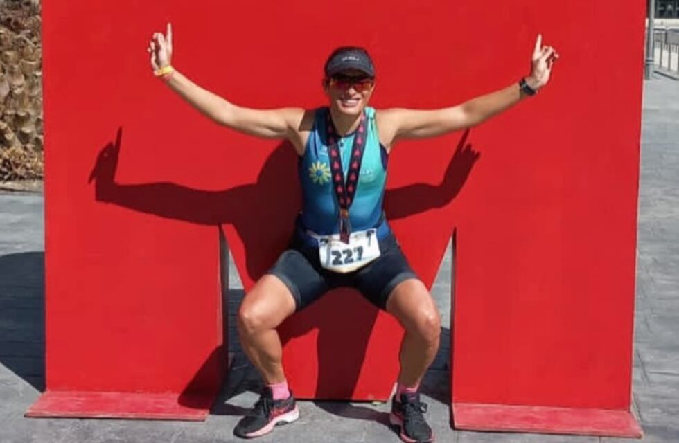 Ironman: Laura Echegaray no sabía nadar, entrena todos los días y supera los obstáculos de la vida