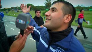 Reapareció el reconocido hincha de Talleres.