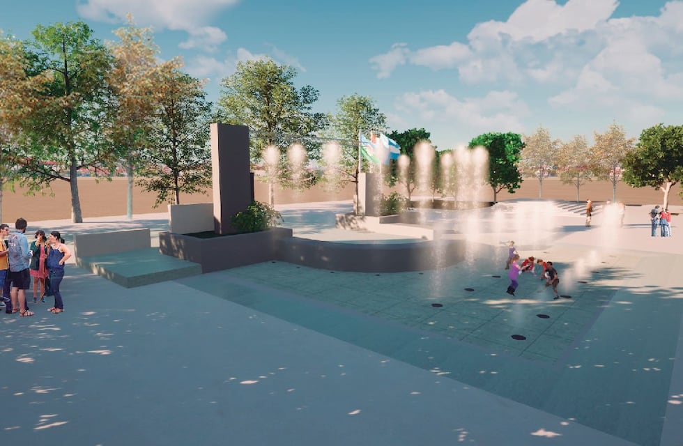 La modificación de la Plaza 25 de Mayo en Arroyito costará cerca de $ 9.000.000