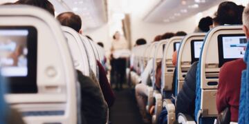 Escándalo en pleno vuelo. (Foto ilustrativa)