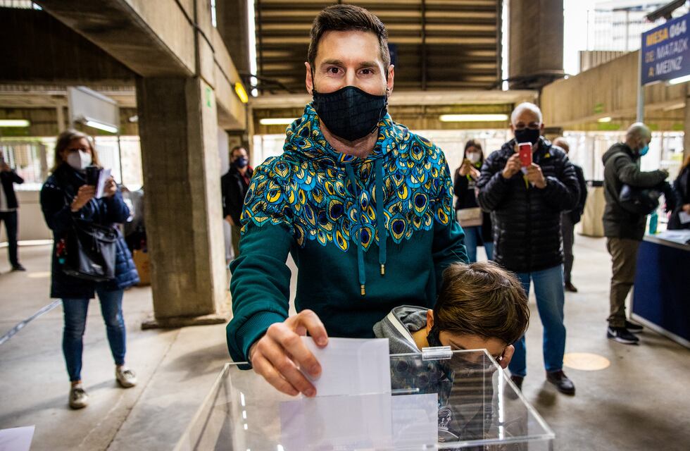 Elecciones en el Barcelona: Lionel Messi fue a votar por primera vez