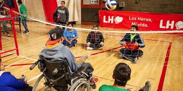 Las Heras abrió el 6to Encuentro Provincial, Deportivo y Recreativo para personas con discapacidad.