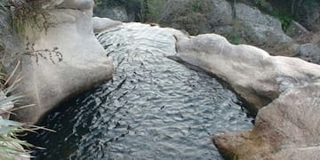 Un "jacuzzi" natural de agua cristalina.