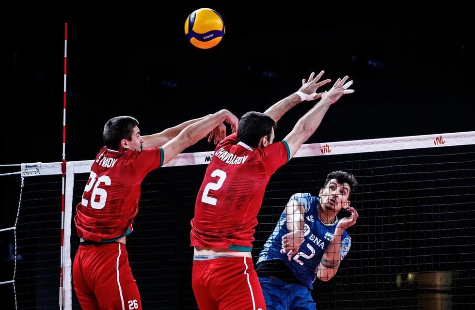 Vóley: Argentina derrotó a Bulgaria y sumó su tercer triunfo consecutivo