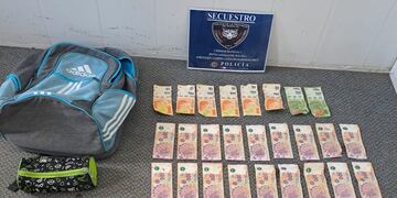 Material secuestrado por la Policía a un menor de edad