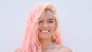 La microbikini XXS que lució Karol G en las playas de República Dominicana.