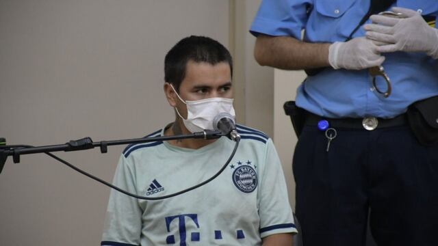 Juan Carlos "Pelado" Rodríguez, de 24 años, acusado del femicidio de Yoselí Ailén Rodríguez Pereyra estará preso hasta el juicio. Sergio Leiva/Dierio Huarpe