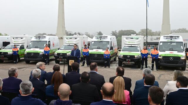 Incorporación de ambulancias al sistema sanitario provincial