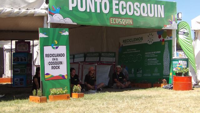 El festival y su fuerte apuesta al cuidado del medio ambiente.