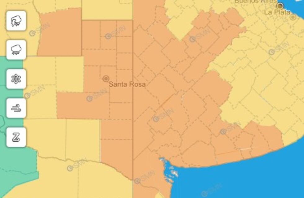 Alerta naranja por tormentas para Tres Arroyos y la zona