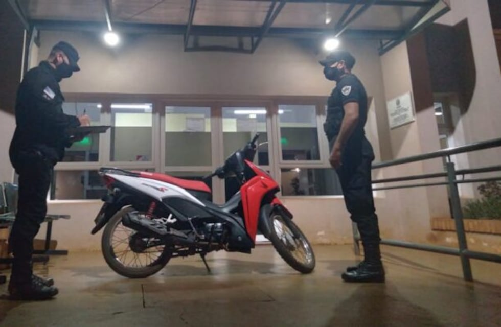 Oberá: recuperaron moto robada