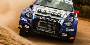 Marcos Ligato, ganador este año del Rally de Argentina, uno de los eventos de Argentina Motorsport Series 2023.