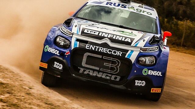 Marcos Ligato, ganador este año del Rally de Argentina, uno de los eventos de Argentina Motorsport Series 2023.