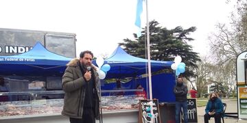 El Director de Inclusión del Ministerio Desarrollo Social de Nación estuvo en Mar del Plata con motivo de los 100 días de la Feria del Buen Vivir.