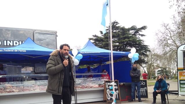 El Director de Inclusión del Ministerio Desarrollo Social de Nación estuvo en Mar del Plata con motivo de los 100 días de la Feria del Buen Vivir.