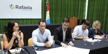 Reunión entre funcionarios municipales y provinciales por las obras a realizar por los Juegos Odesur 2026