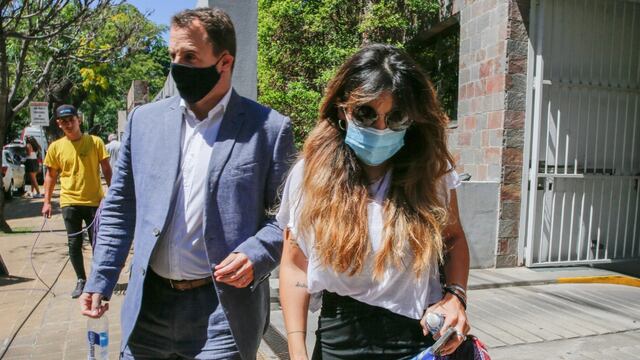 Jana y Giannina Maradona llegan a declarar.