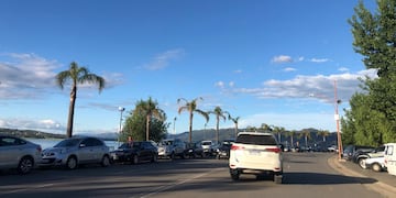 Carlos Paz paisaje nublado.