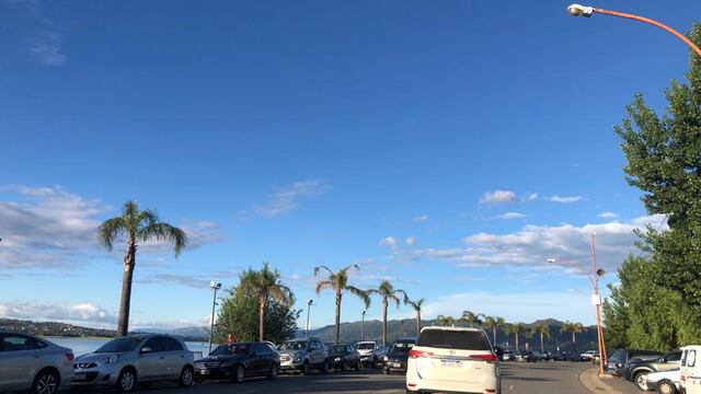 Carlos Paz paisaje nublado.
