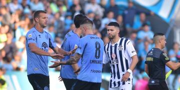 Nahuel Bustos cambió el partido para Talleres en el clásico (Ramiro Pereira / La Voz)