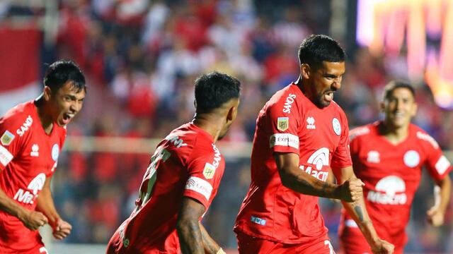 Franco Jara abrió el marcador para el Pirata ante Unión, en Santa Fe. (Prensa Belgrano)