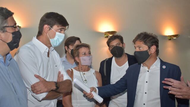 Así fue la visita del gobernador bonaerense a Tandil