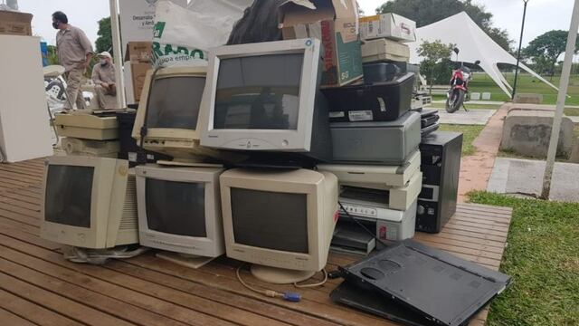 Resistencia: vecinos participaron en jornada de reciclaje de residuos electrónicos