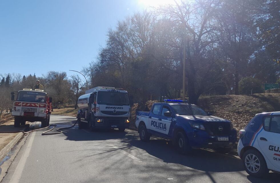 Intentó iniciar un incendio forestal en Cosquín y fue detenido