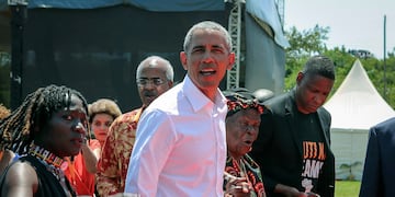 Murió Sarah Obama, la “abuela” del expresidente de Estados Unidos Barack Obama. (AP)