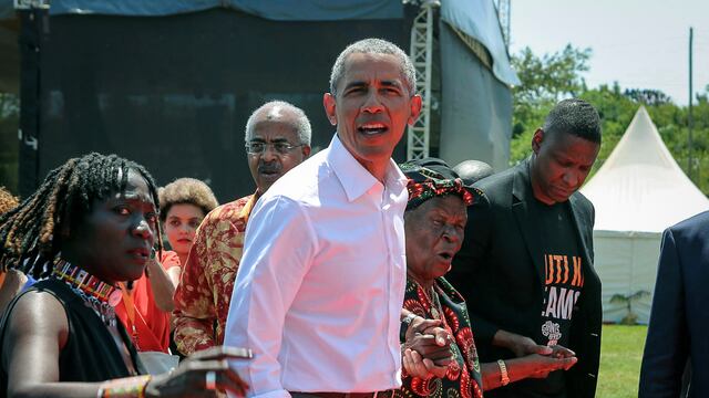 Murió Sarah Obama, la “abuela” del expresidente de Estados Unidos Barack Obama. (AP)
