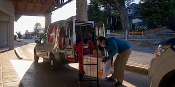 Bariloche 28/12/20 Las primeras dosis de la vacuna Sputnik V llegaron al Hospital Zonal Ramon Carrillo. Foto: Marcelo Martinez