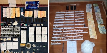 Nuevo golpe al "narcomenudeo" en Jujuy: policías y funcionarios del MPA incautaron más de $2,6 millones y casi dos kilos de cocaína.