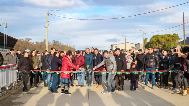 Tolhuin: se inauguró la pavimentación de Avenida ”Los ñires”