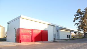 El destacamento de Bomberos Zapadores de Rafaela en el Parque Industrial