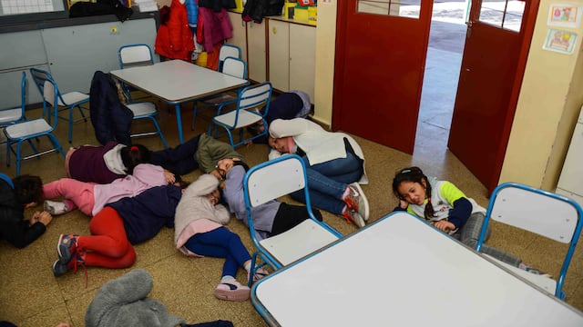 Este 21 de abril está prevista la realización de un simulacro de sismo en todos los establecimientos escolares de la provincia. Gentileza Gobierno de Mendoza
