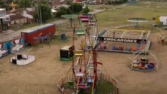 La imagen del parque de diversiones ubicado en José C. Paz. Twitter @clarincom