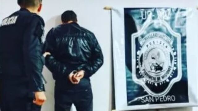 Detienen a un joven y recuperan objetos robados en San Pedro.