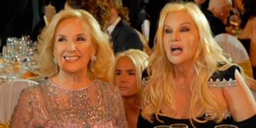 Susana Giménez y Mirtha Legrand fueron homenajeadas en el Martín Fierro 2022.