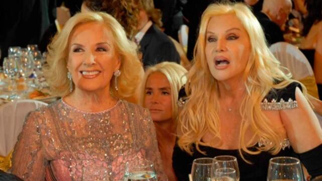 Susana Giménez y Mirtha Legrand fueron homenajeadas en el Martín Fierro 2022.