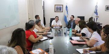 Medina Ruiz se reunió con representantes de Sitas.