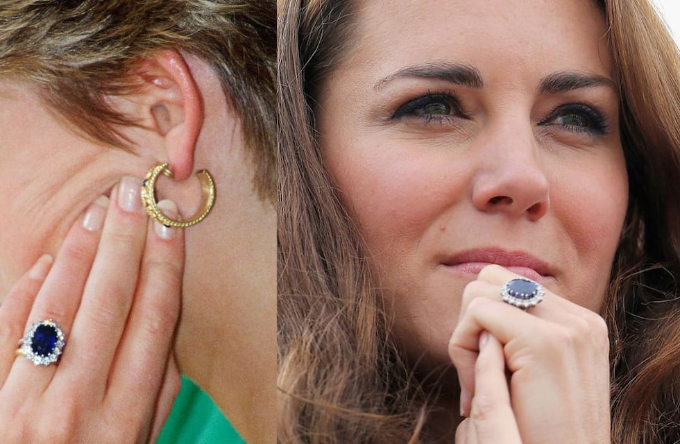 El polémico anillo que Kate Middleton heredó de Lady Di ¿está maldito?