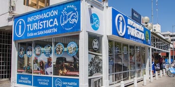 El nuevo informador turístico está ubicado a pocos metros del edificio municipal. Gentileza Municipalidad de General San Martín