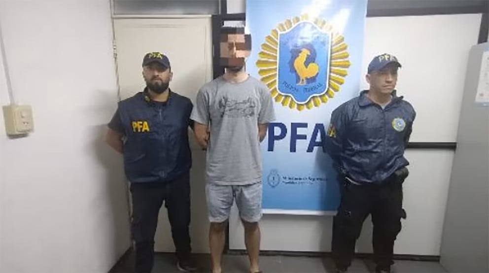 Juan Andrés Zurvera fue detenido en el falso estudio jurídico que había montado en Sunchales.