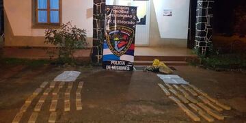 Hallaron un cargamento de casi 40 kilogramos de marihuana en Caraguatay.