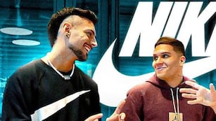 Juanfer Quintero y Coscu en un video de Nike