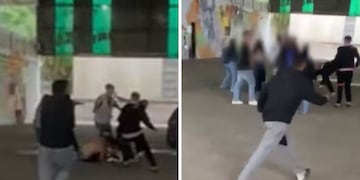 Violenta pelea en una escuela de La Plata: un exalumno se peleó con estudiantes y atacó a una preceptora