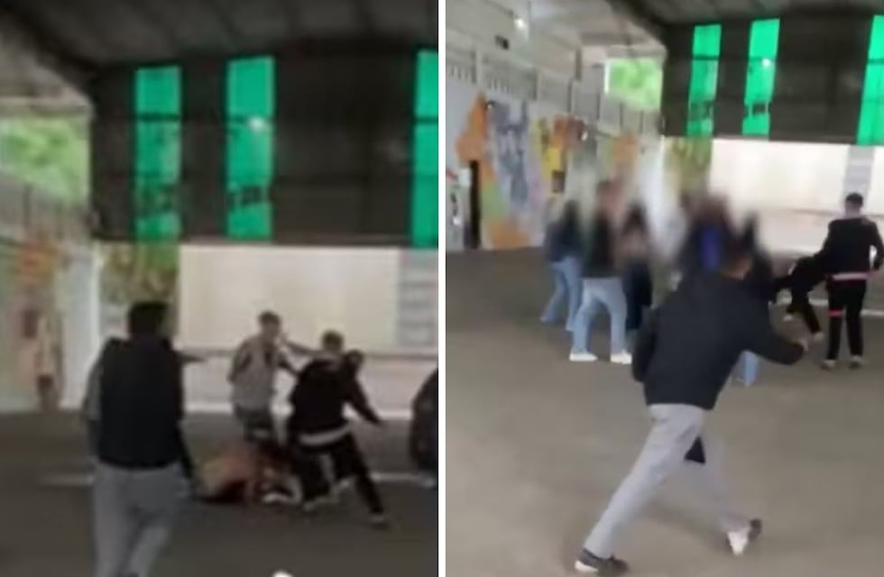 Violenta pelea en una escuela de La Plata: un exalumno se peleó con estudiantes y atacó a una preceptora